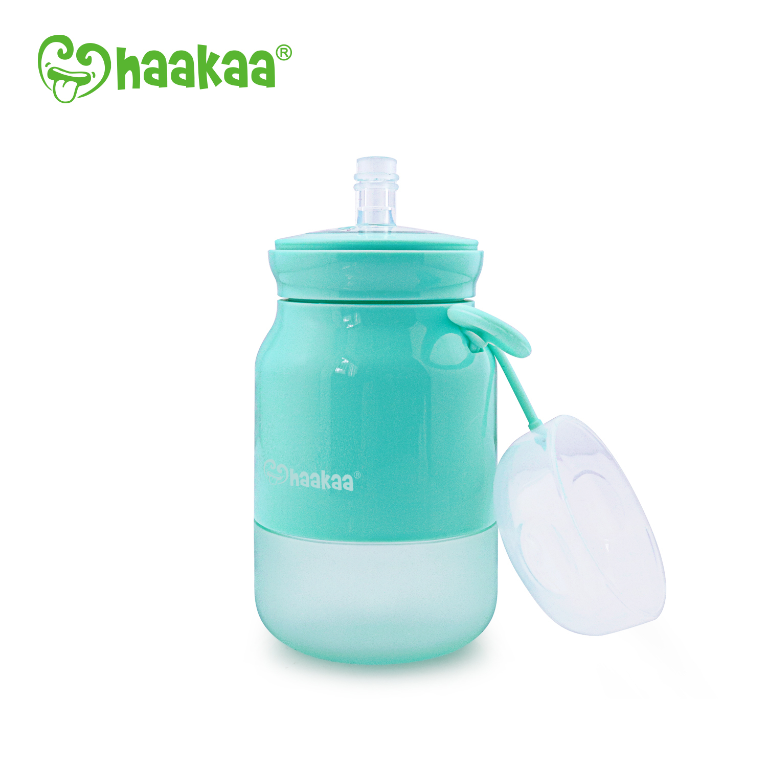 Haakaa: Silicone Sippy Bottle - Green (350ml) image