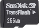 SanDisk TransFlash 256MB Memory SanDisk TransFlash 256MB Memory