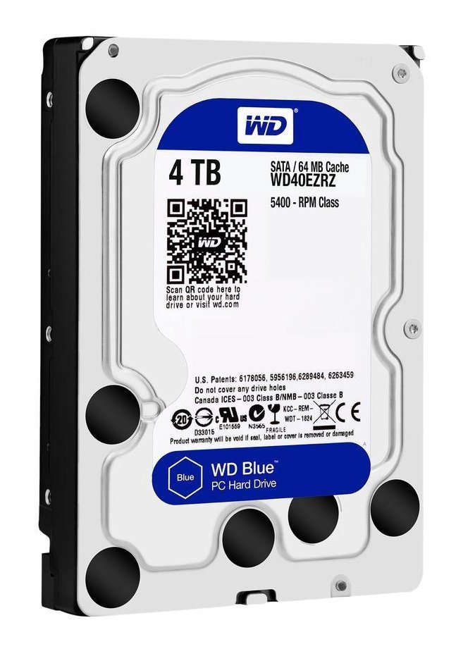 4TB WD Blue - 3.5" IntelliPower HDD (5400RPM) image