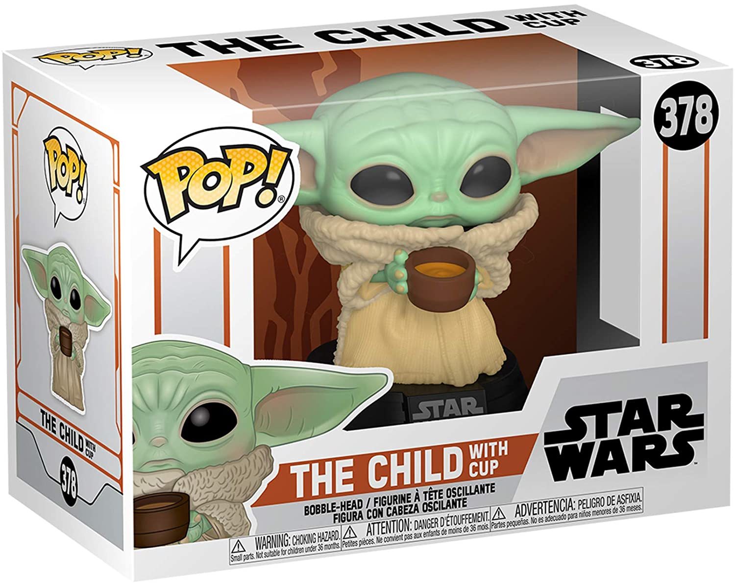Star Wars: The Mandalorian - The Child (with Cup) Pop! Vinyl Figure image