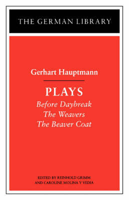 Hauptmann Plays by Gerhart Hauptmann image