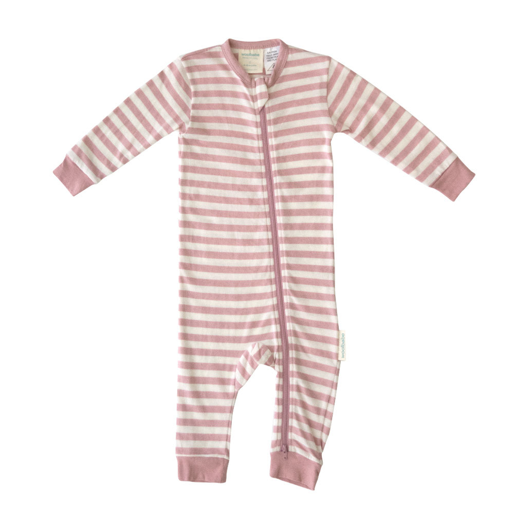 Woolbabe Merino/Organic Cotton PJ Suit - Dusk (6-12 Months)