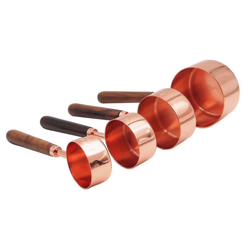 Ape Basics: Copper Plated Rose Gold Measuring Cups image