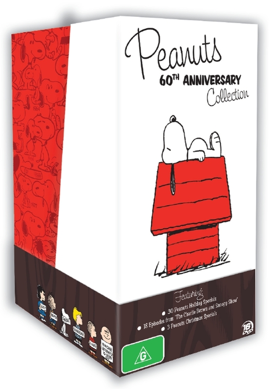 Peanuts 60th Anniversary Collection 16 Disc Set Dvd Buy Now At Mighty Ape Australia