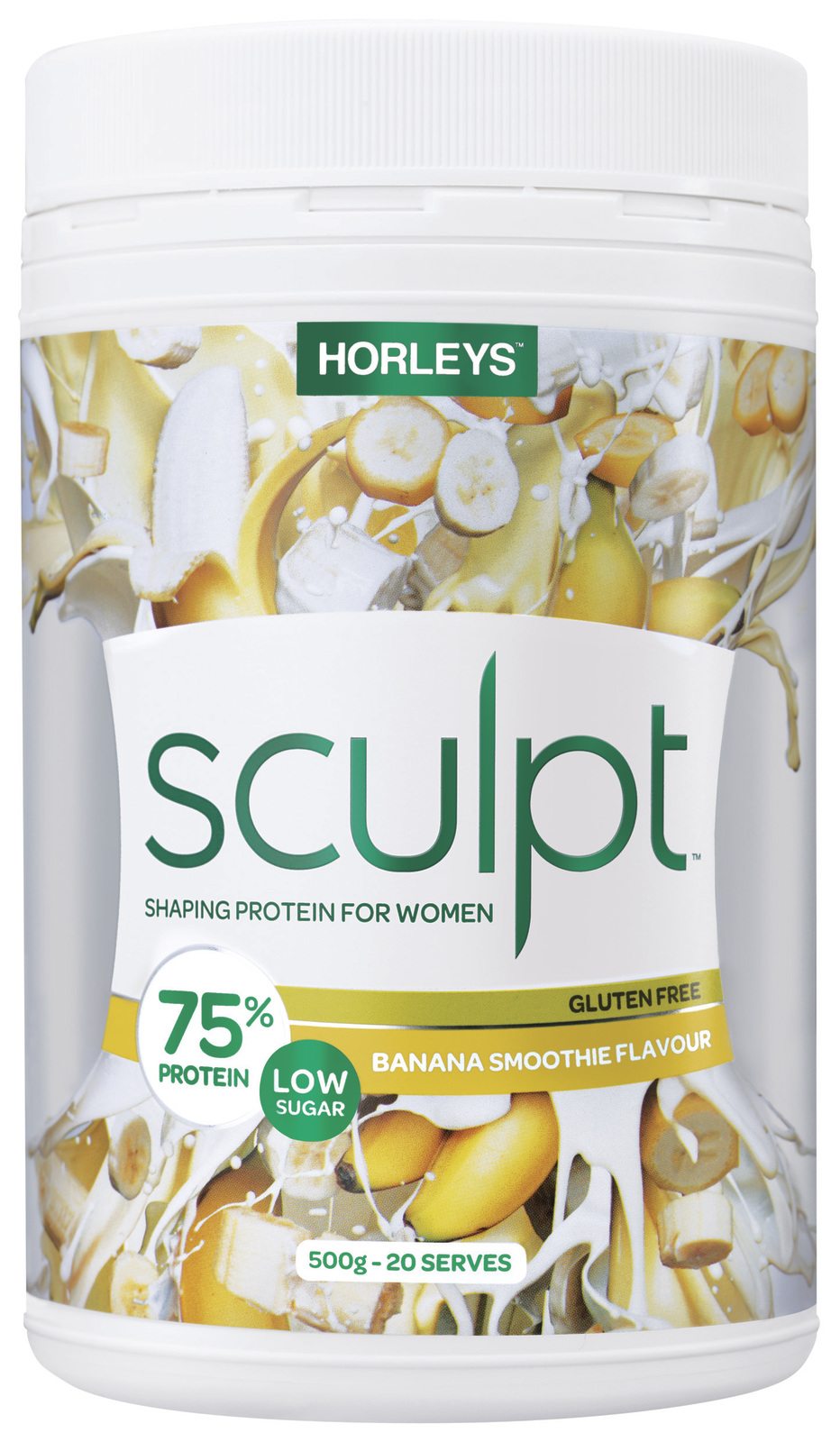 Horleys Sculpt Protein Powder - Banana Smoothie (500g) image