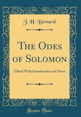 The Odes of Solomon by J.H. Bernard image
