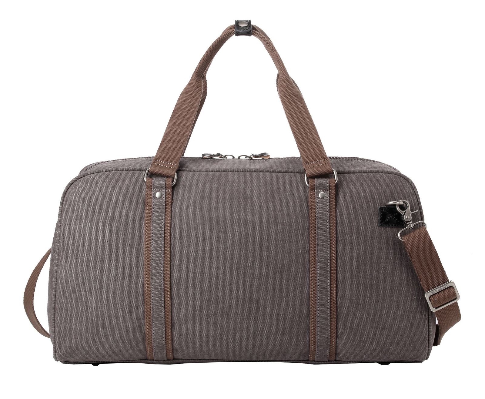 Troop London: Explorer Holdall - Black w/Khaki Trim image