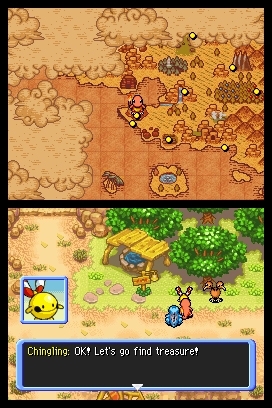 Pokemon Mystery Dungeon: Explorers of Time on DS