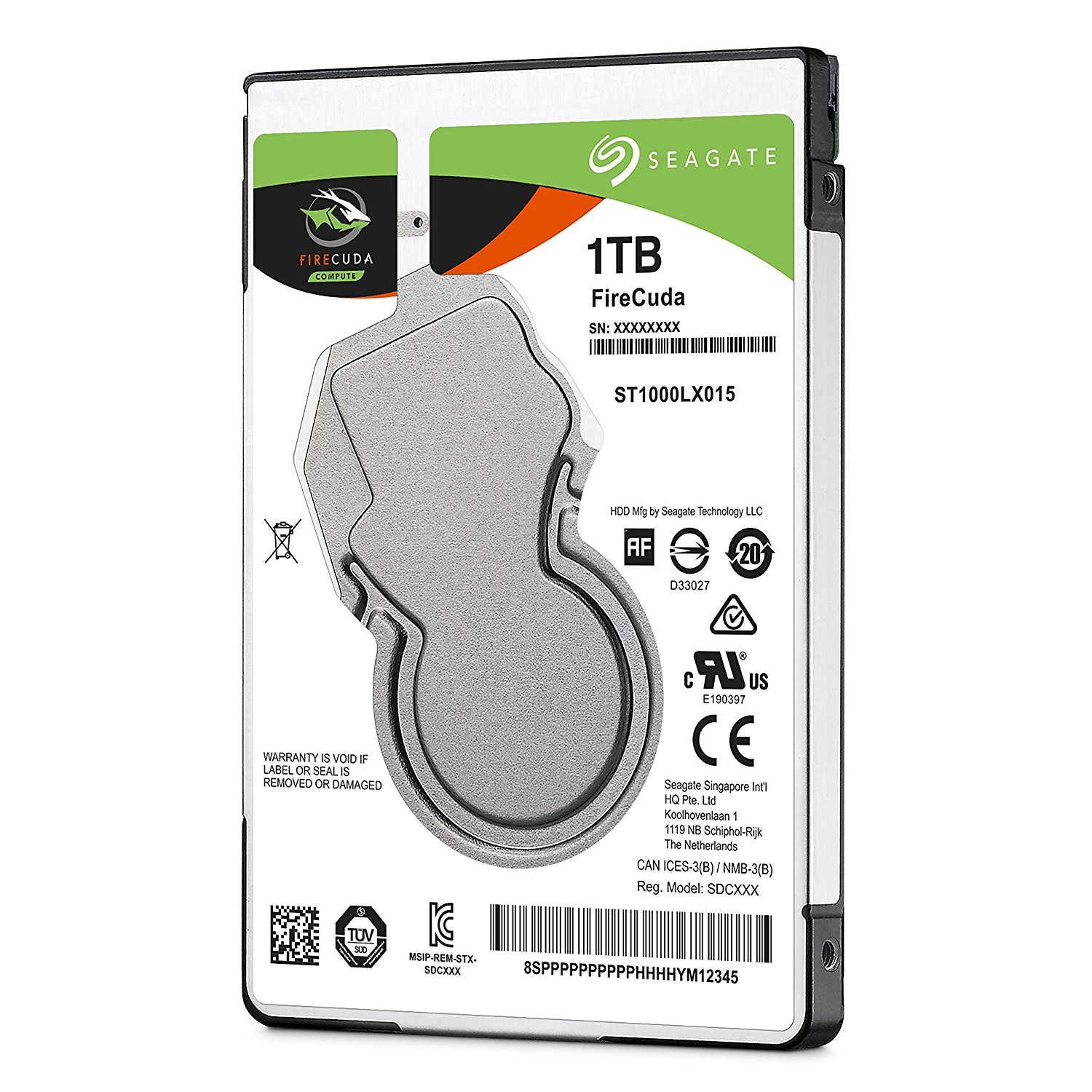 1TB Seagate FireCuda SATA 6Gb/s 2.5" Hybrid Gaming Hard Drive