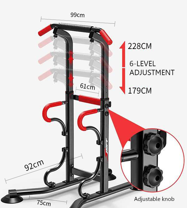 Ape Style Pull Up Power Tower Home Gym image