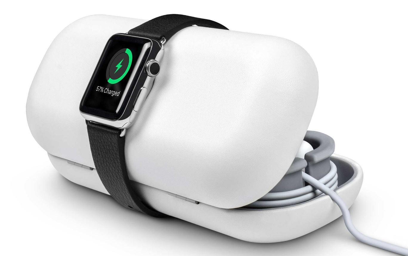 Twelve South TimePorter travel stand/ case for Apple Watch (White) image