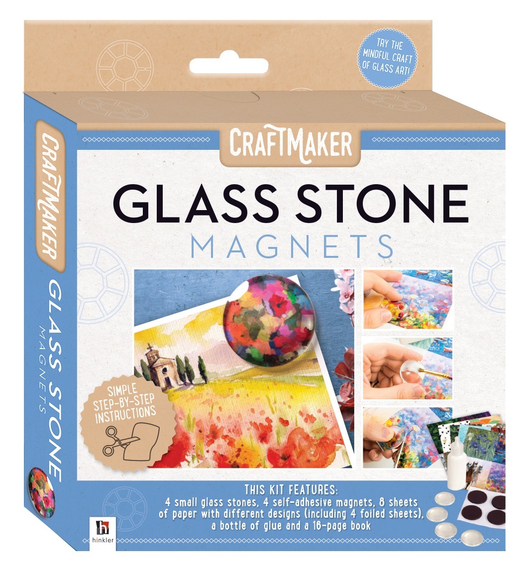 CraftMaker: Glass-Art Mini Kit - Glass Art Magnets