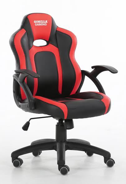 Gorilla Gaming Little Monkey Chair - Red & Black for image