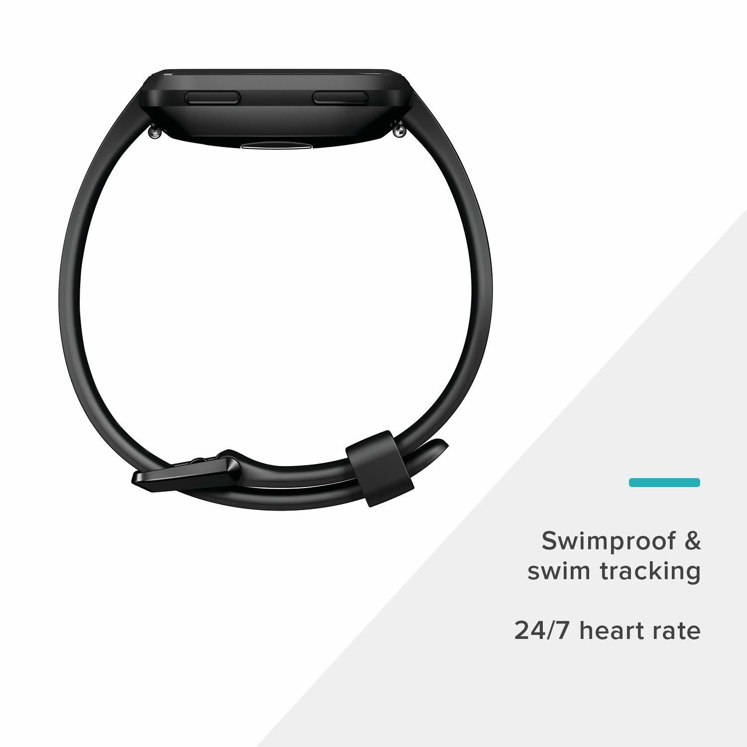 Fitbit Versa Smart Fitness Watch - Black image