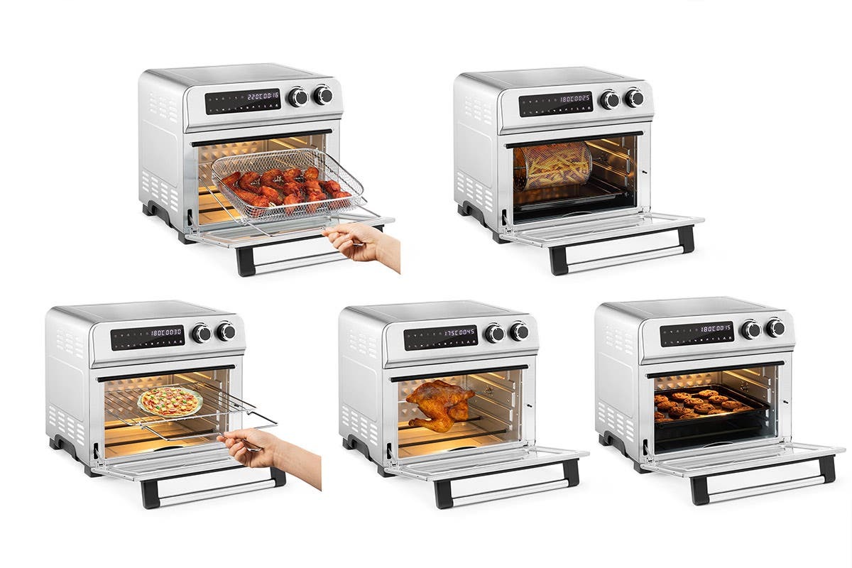 Buy Kogan 23L 1700W Digital Air Fryer Oven (Stainless Steel) at Mighty