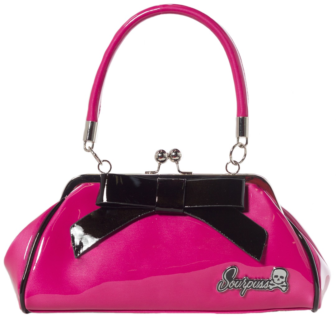 Sourpuss: Super Floozy Purse (Pink & Black) image