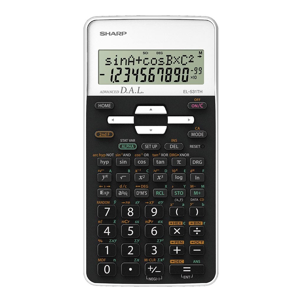 Buy Sharp EL531THBWH Scientific Calculator with Cover at Mighty Ape NZ