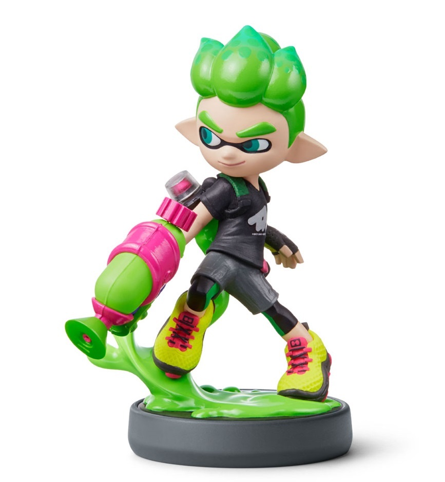 Nintendo Amiibo New Inkling Boy - Splatoon Collection for image