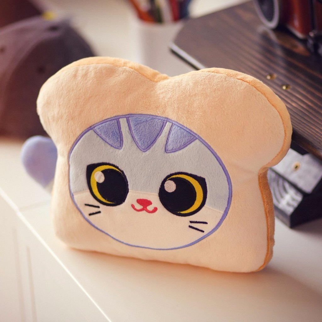 Buy Cat Bread Pillow Plush at Mighty Ape NZ