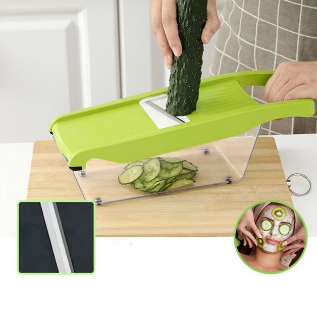 Multifunction Vegetable Slicer Green at Mighty Ape Australia