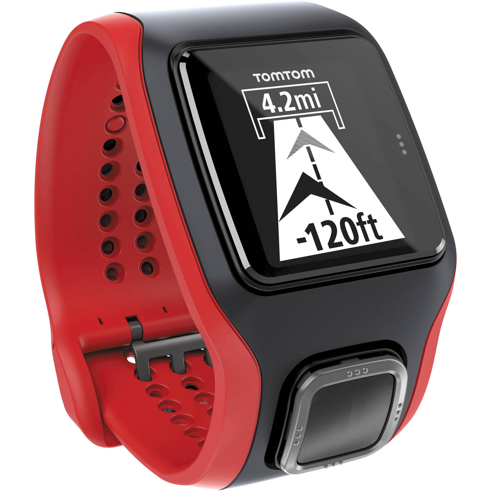 TomTom MultiSport Cardio Watch Black/Red + Cadence Sensor at