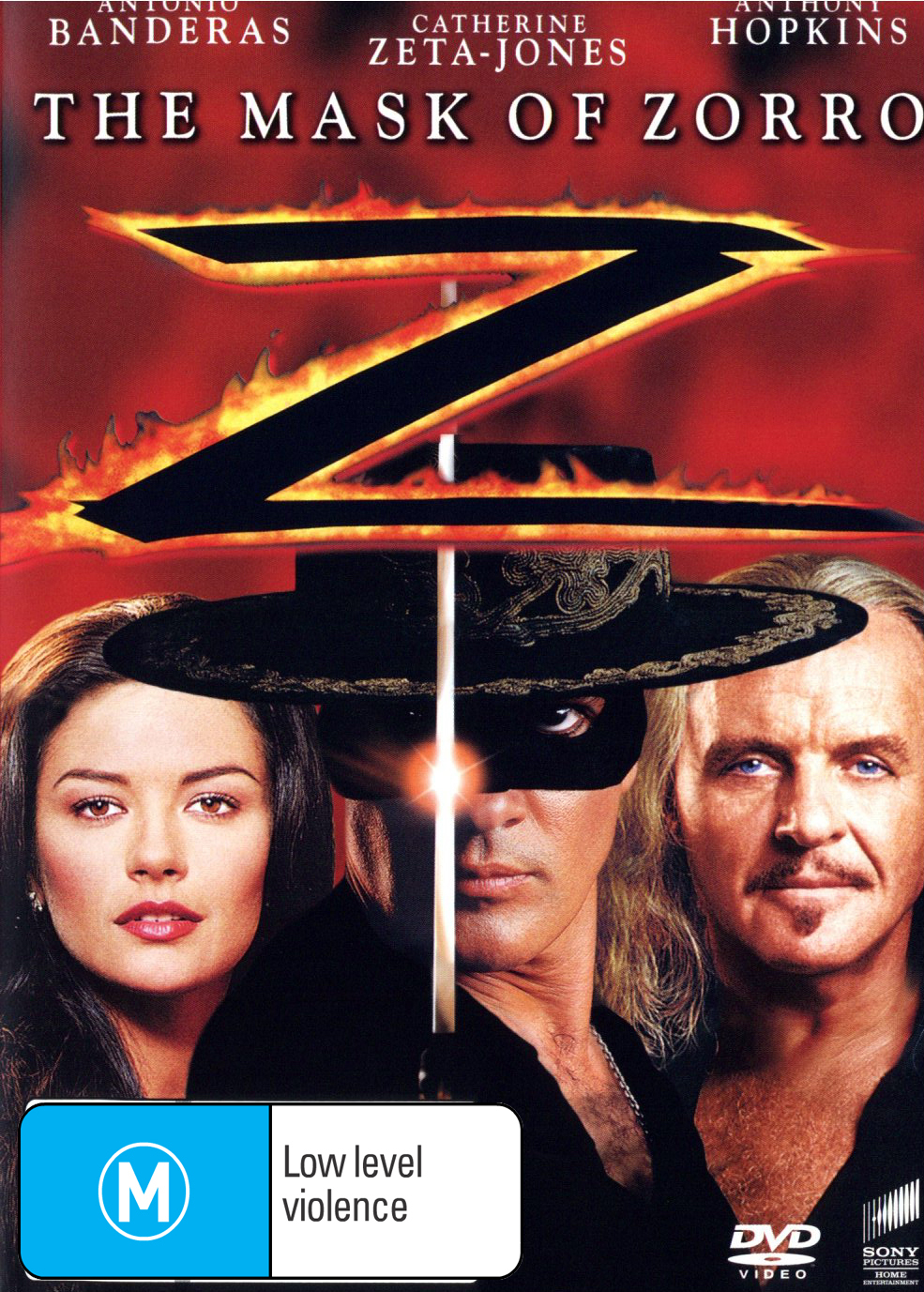 The Mask Of Zorro on DVD