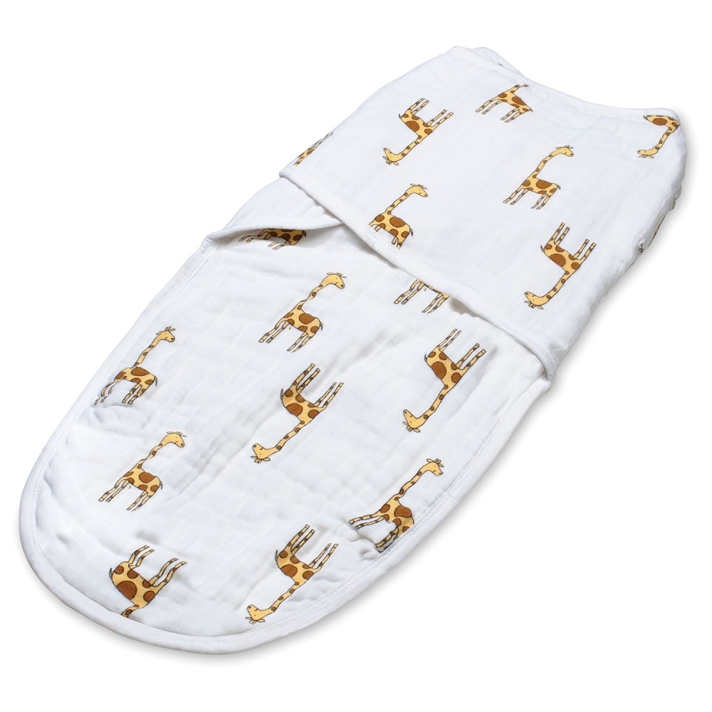 Aden+Anais Easy Swaddle - Jungle Jam Giraffe (Small/Medium) image