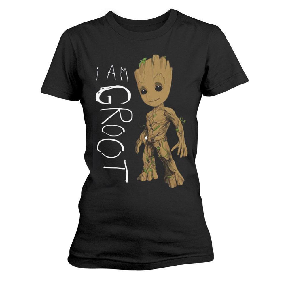 Guardians Of The Galaxy I am Groot T-Shirt (Medium) image