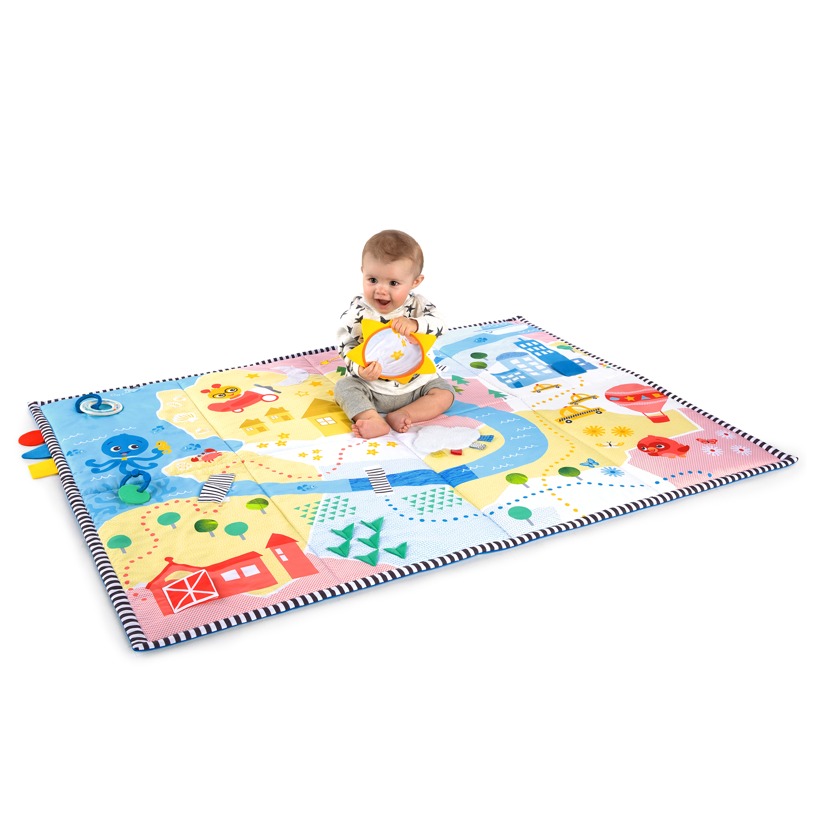 Buy Baby Einstein Sea & City Sensory Playscape Plush Activity Mat at