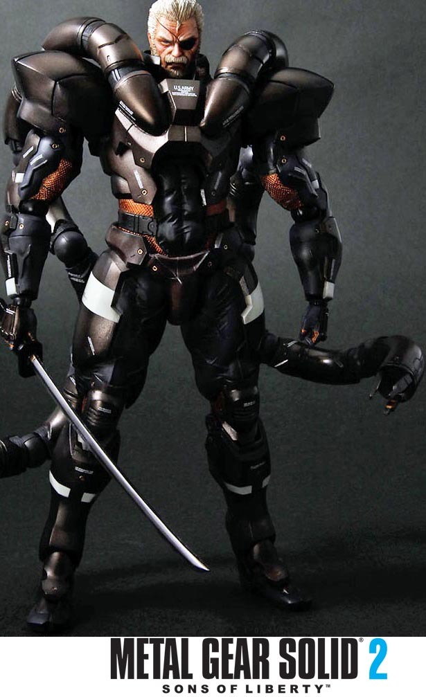 Metal Gear Solid 2 Play Arts Kai Solidus Snake Action Figure