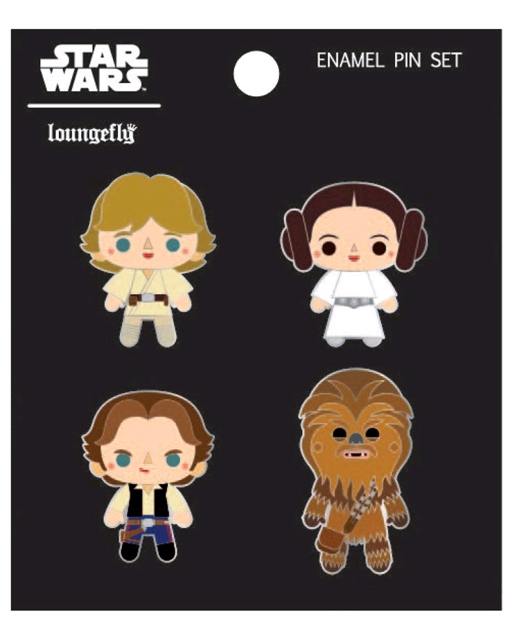 Loungefly: Star Wars - Chibi Enamel Pin/4-Pack image