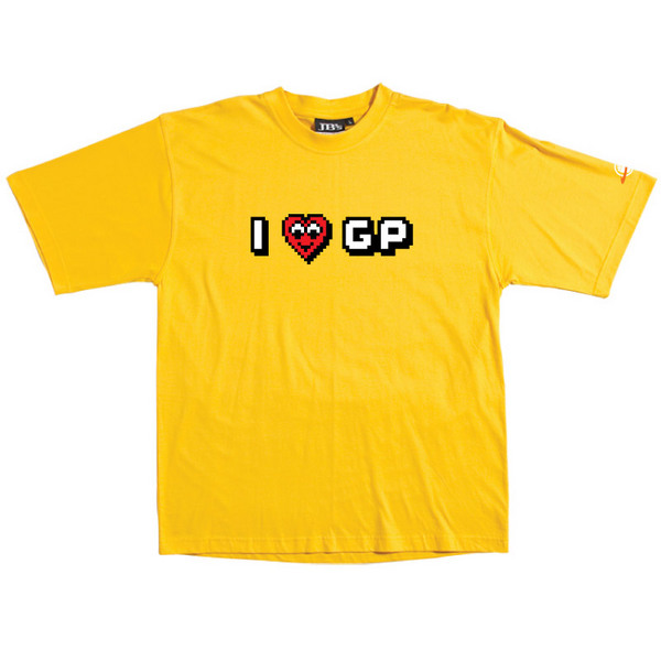 I Heart GP - Tshirt (Yellow)