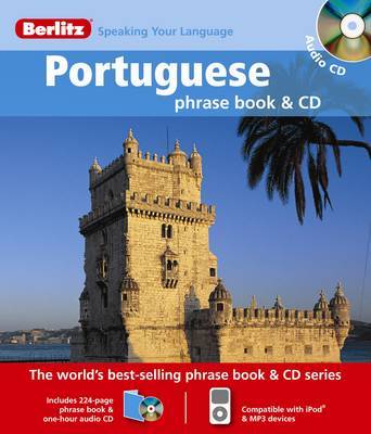 Portuguese Berlitz Phrase Book and CD image
