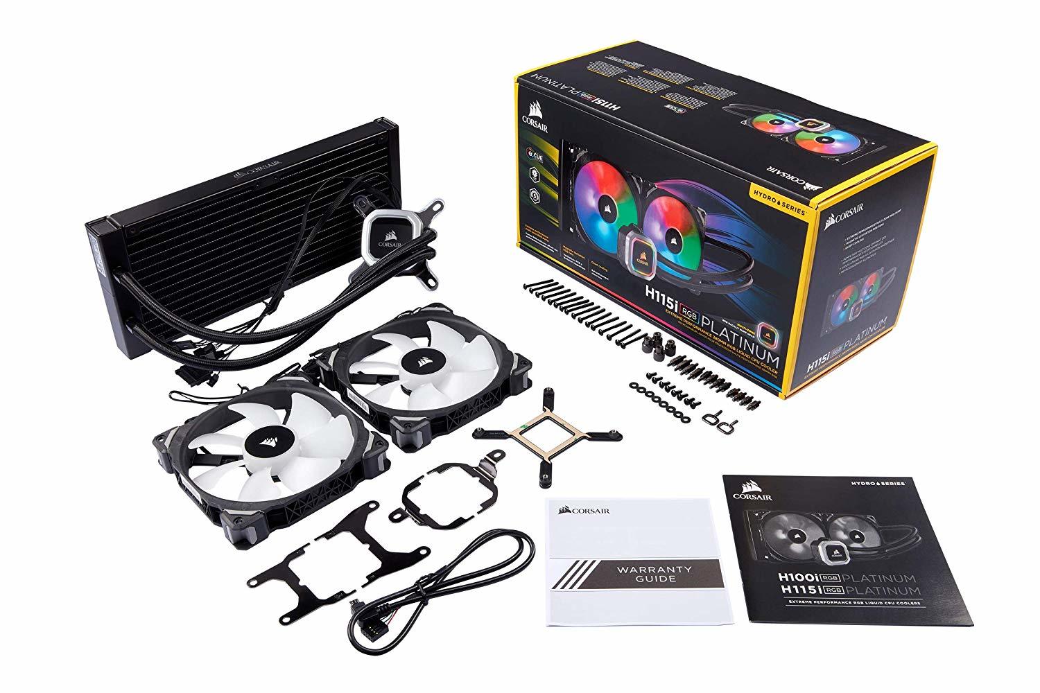 Corsair Hydro Series H115i RGB Platinum 280mm Liquid CPU Cooler image