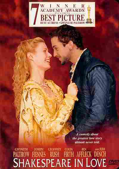 Shakespeare in Love on DVD image