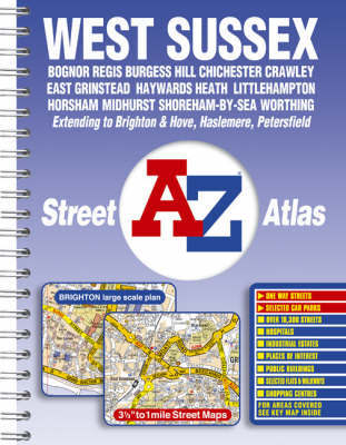 West Sussex Street Atlas by Geographers A-Z Map Company image