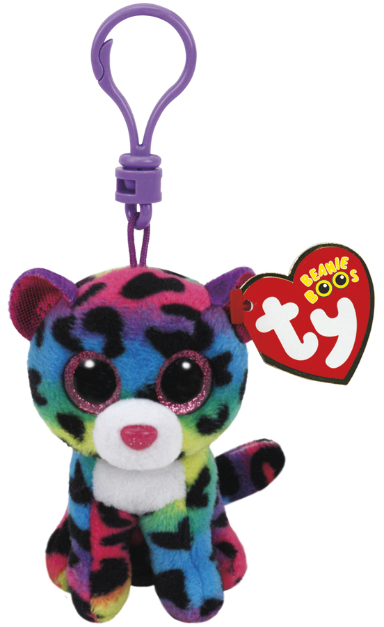 Ty Beanie Boos: Dotty Leopard - Clip On Plush