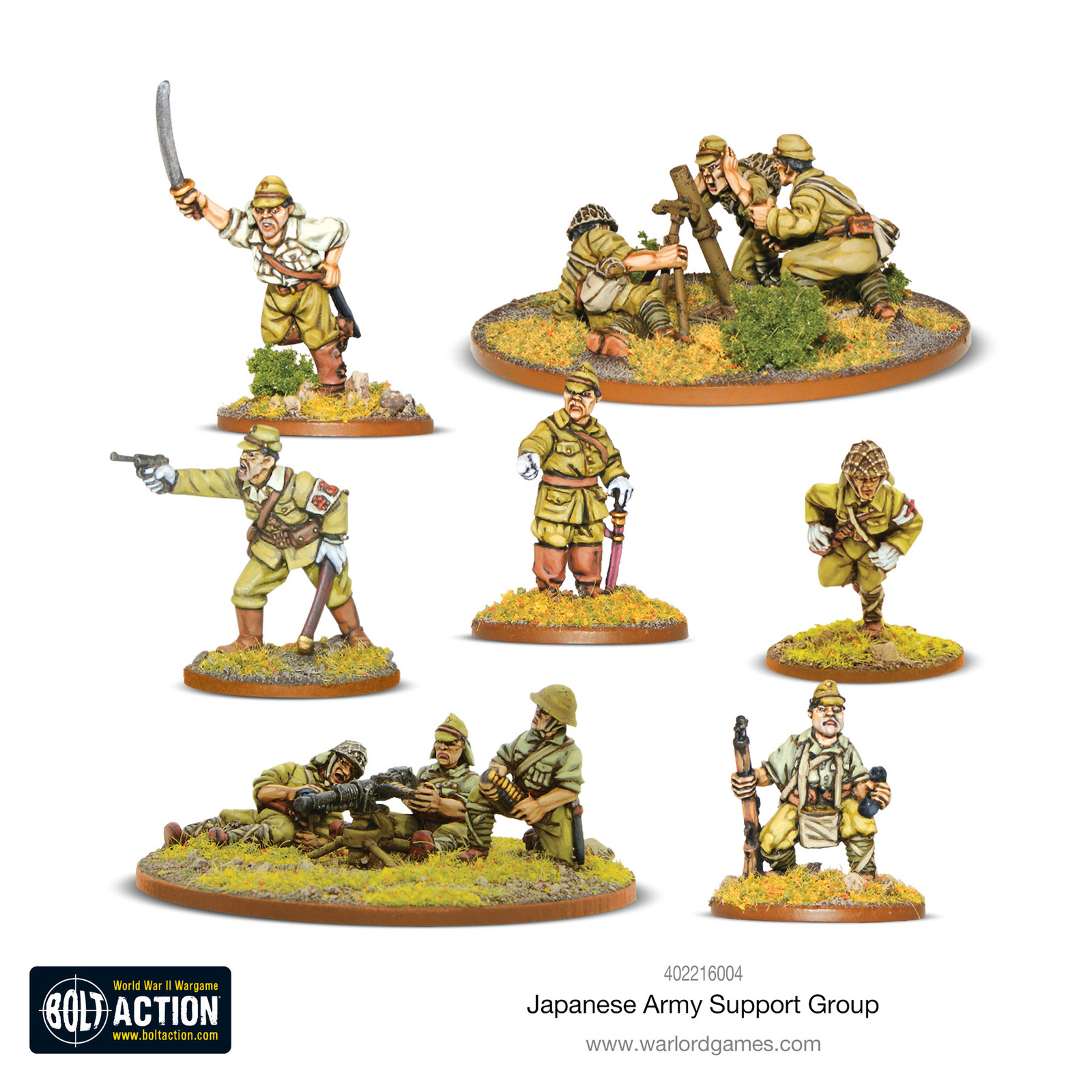 Bolt Action Japanese Army Support Group at Mighty Ape NZ