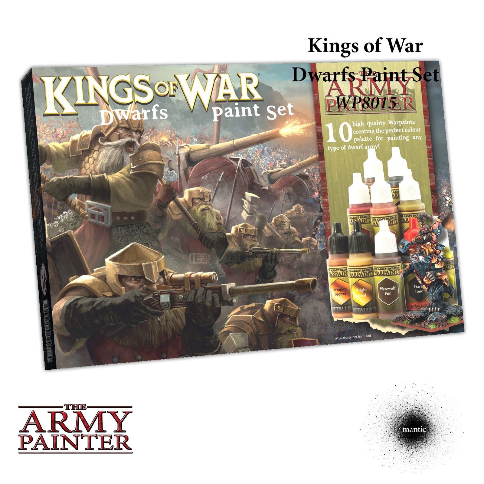Army Painter Warpaints Kings of War Dwarfs Paint Set image