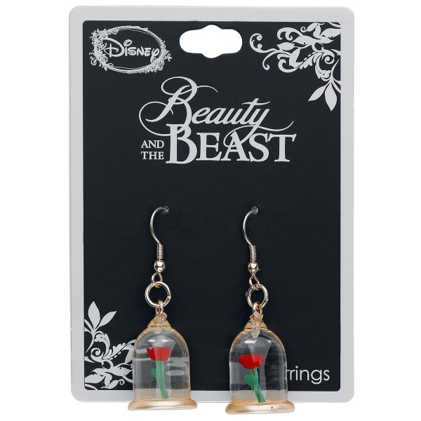 Beauty & The Beast - Enchanted Rose Earrings image