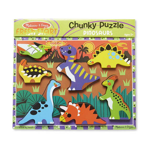 Melissa & Doug: Dinosaurs Chunky Puzzle image