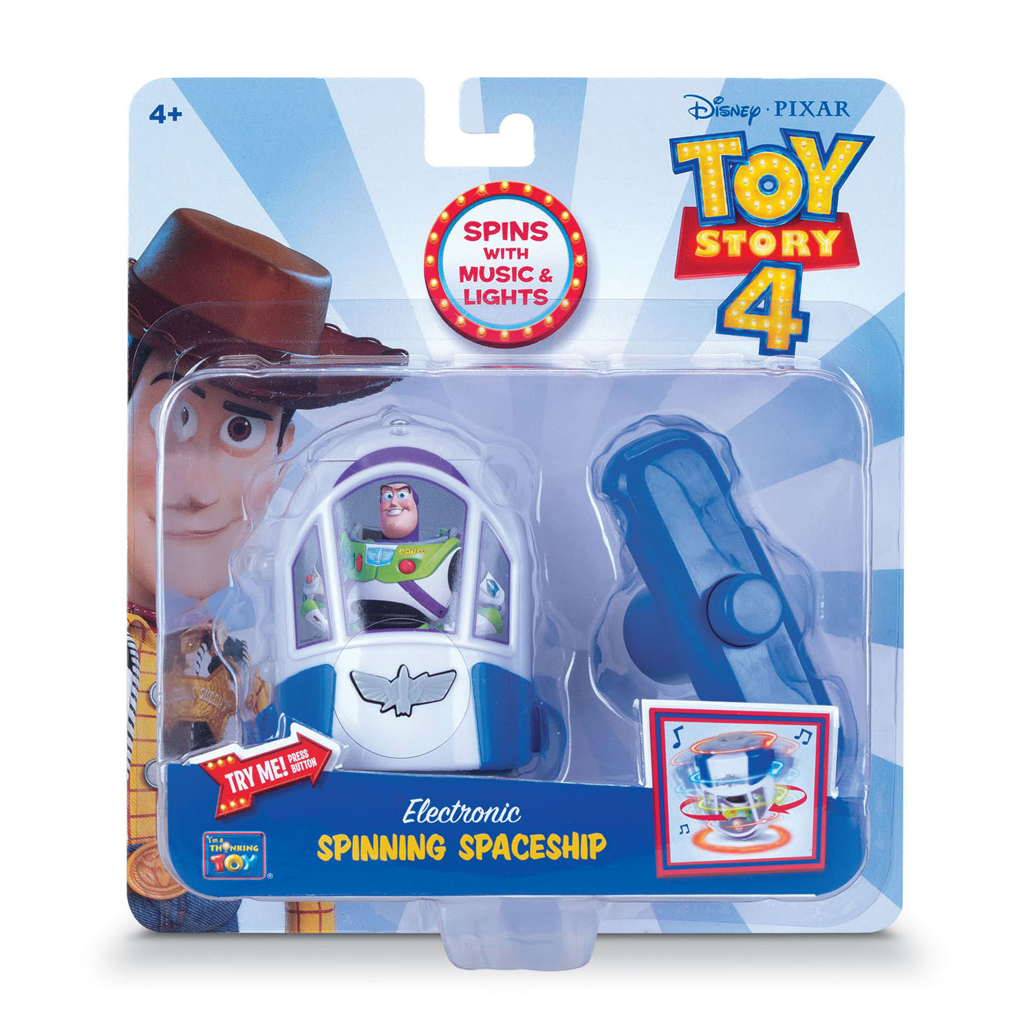 Toy Story 4: Lights & Sounds Spinner (Assorted Designs) image