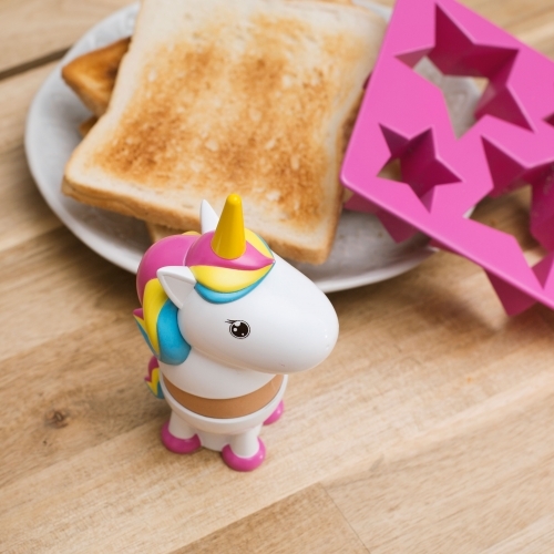 Unicorn Egg Cup and Star Toast Cutter Set