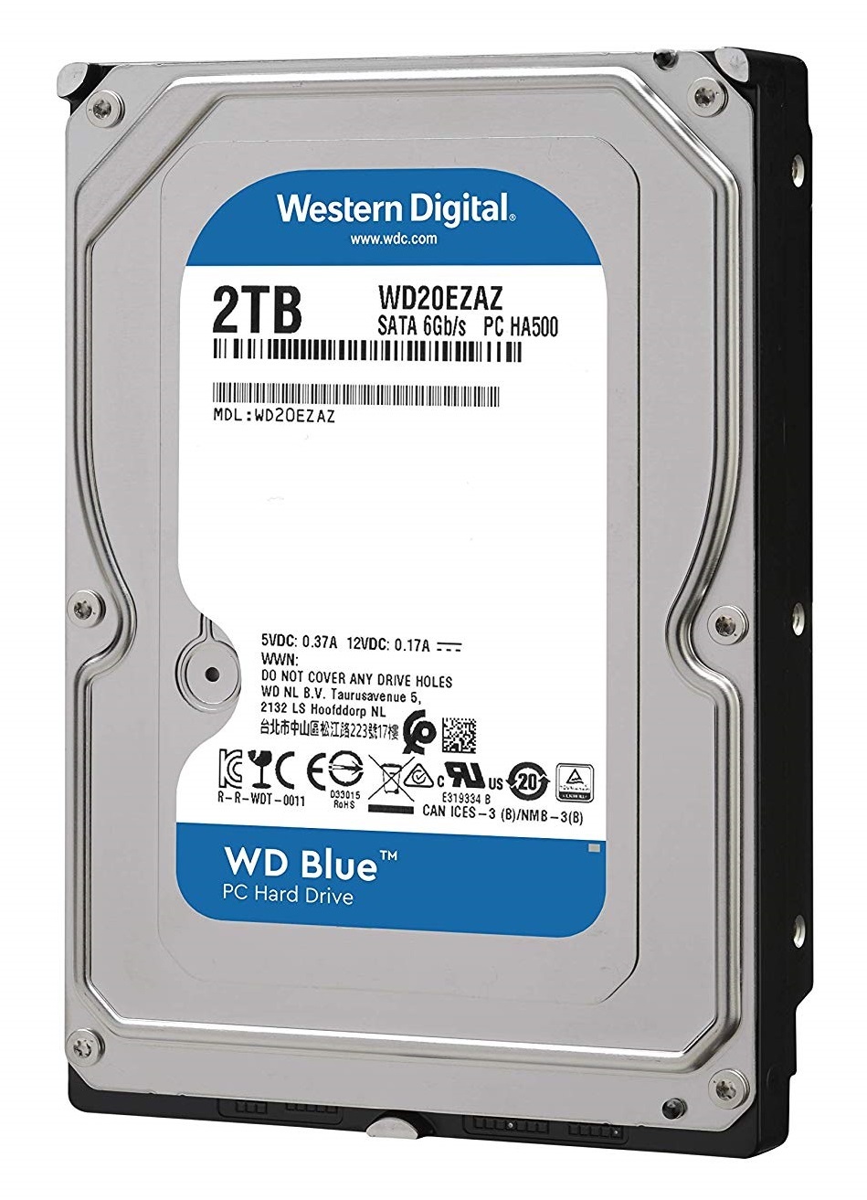 2TB WD Blue 3.5" 5400RPM SATA HDD