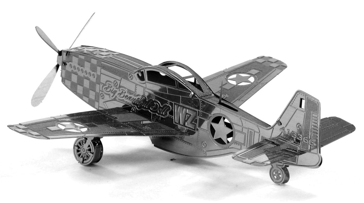 Metal Earth: P 51 Mustang - Model Kit | at Mighty Ape NZ