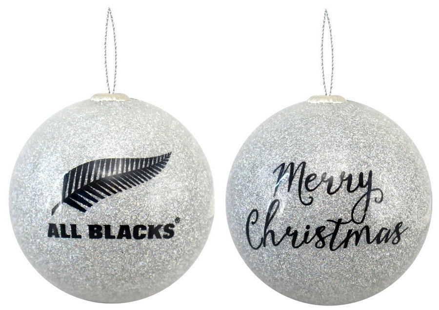 All Blacks: Christmas Decoration - Merry Christmas (Silver) image