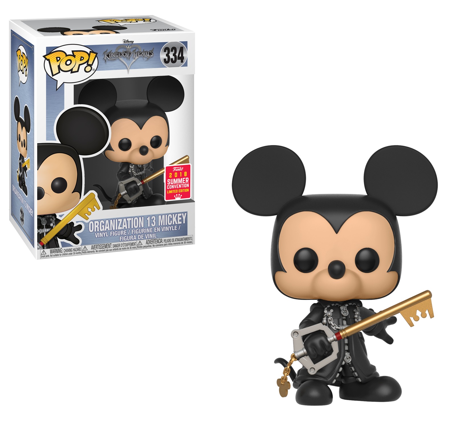 Kingdom Hearts - Mickey (Unhood) Pop! Vinyl Figure image