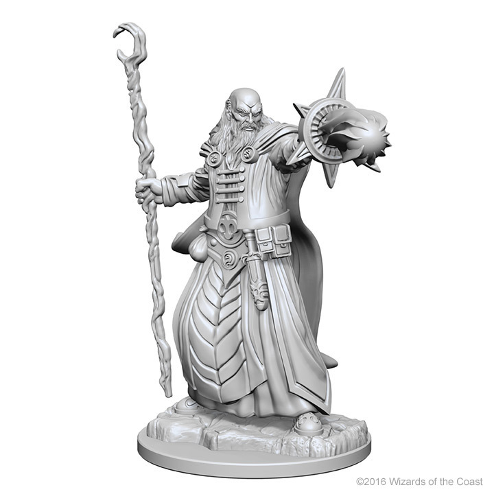 D&D Nolzur's Marvelous: Unpainted Minis - Human Male Wizard