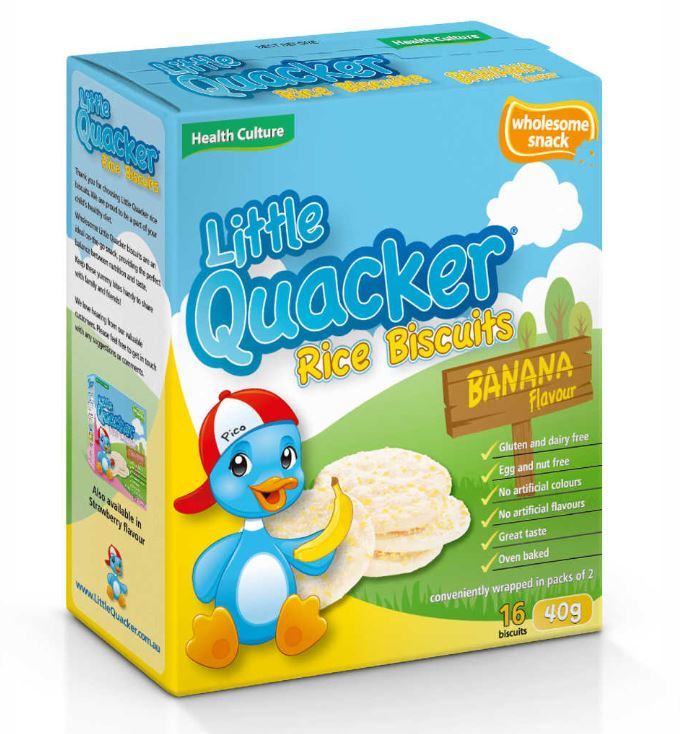 Little Quacker: Rice Biscuit - Banana (40g)