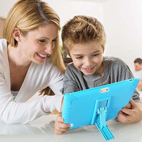 Ape Basics: 10.1 Quadcore Kids Android Tablet & Case - Blue image